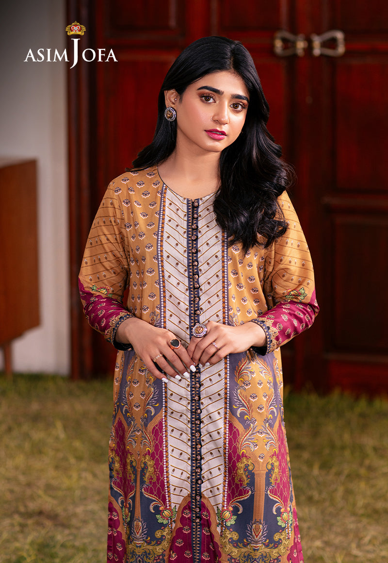 AJOD-04 PRINTED LAWN SILK 1 PC