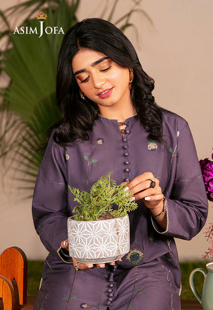 AJOD-09 EMBROIDERED SWISS LAWN 1 PC