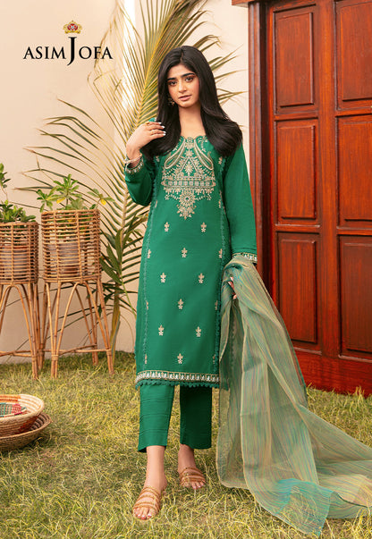 AJOD-28 EMBROIDERED CAMBRIC 3 PCS