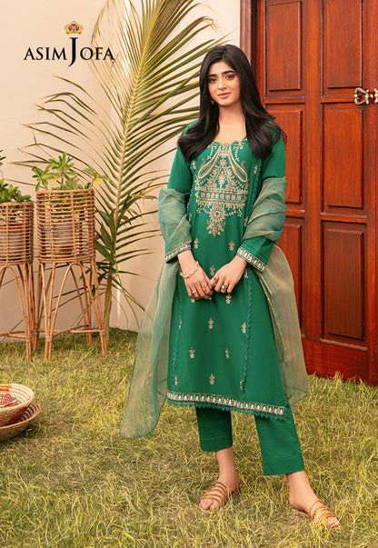 AJOD-28 EMBROIDERED CAMBRIC 3 PCS