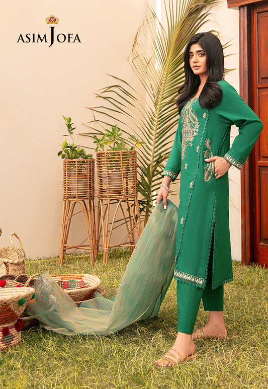 AJOD-28 EMBROIDERED CAMBRIC 3 PCS