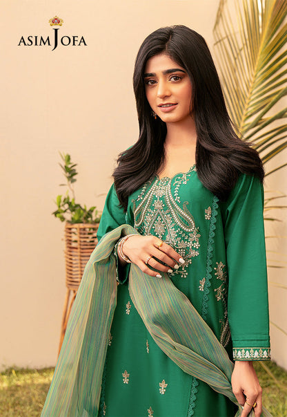 AJOD-28 EMBROIDERED CAMBRIC 3 PCS