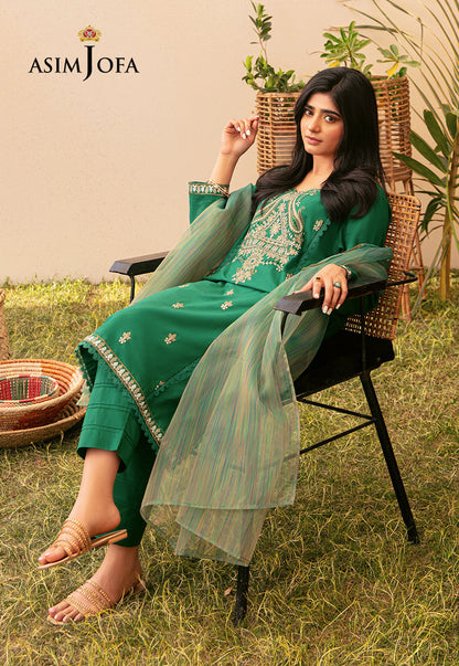 AJOD-28 EMBROIDERED CAMBRIC 3 PCS