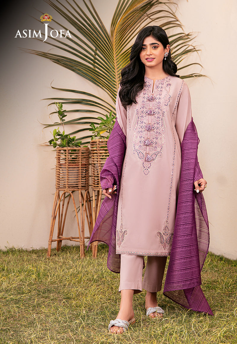 AJOD-29 EMBROIDERED CAMBRIC 3 PCS