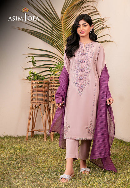 AJOD-29 EMBROIDERED CAMBRIC 3 PCS