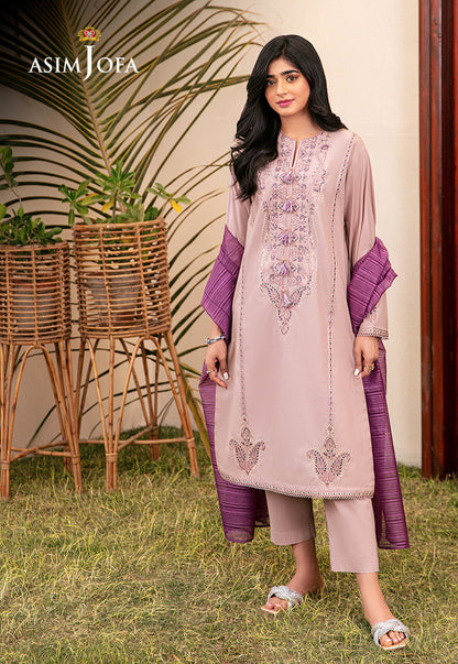 AJOD-29 EMBROIDERED CAMBRIC 3 PCS