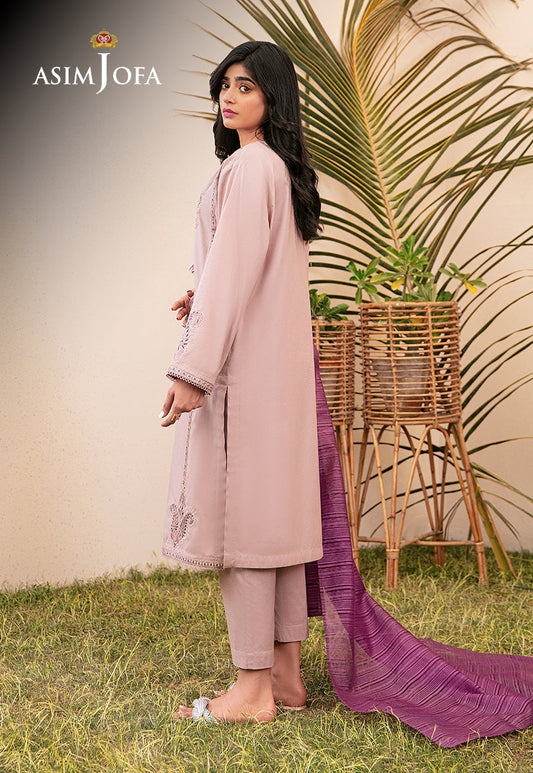AJOD-29 EMBROIDERED CAMBRIC 3 PCS