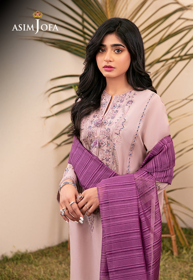AJOD-29 EMBROIDERED CAMBRIC 3 PCS