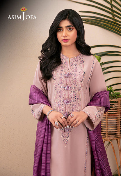 AJOD-29 EMBROIDERED CAMBRIC 3 PCS