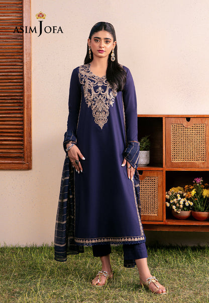 AJOD-33 EMBROIDERED CAMBRIC 3 PCS