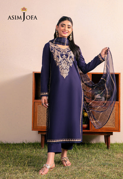 AJOD-33 EMBROIDERED CAMBRIC 3 PCS