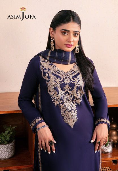 AJOD-33 EMBROIDERED CAMBRIC 3 PCS