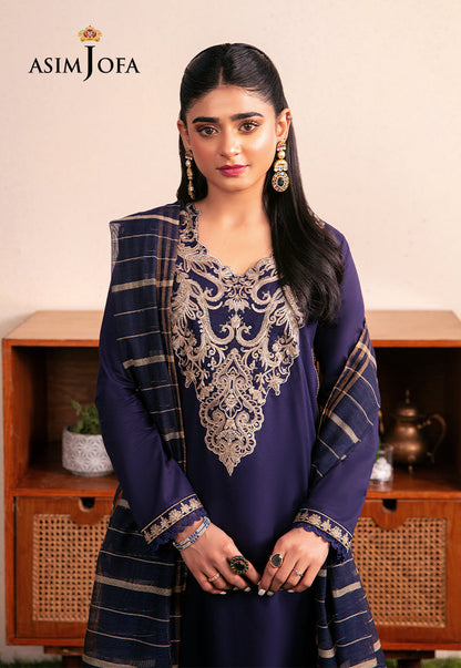 AJOD-33 EMBROIDERED CAMBRIC 3 PCS