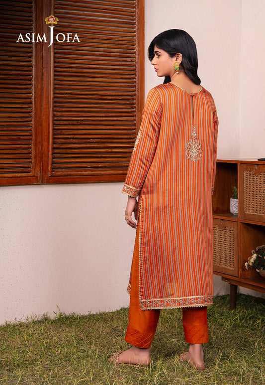AJOD-18 EMBROIDERED YARN DYED KANTHA 2 PCS