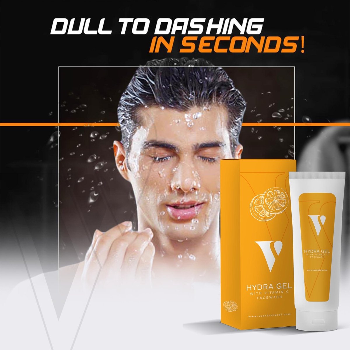Hydra Gel With Vitamin-C Face Wash - VCare Natural