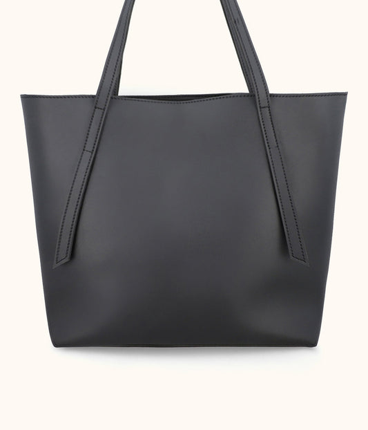 Buy Minimalist Shoulder Tote Bag - Black in Pakistan