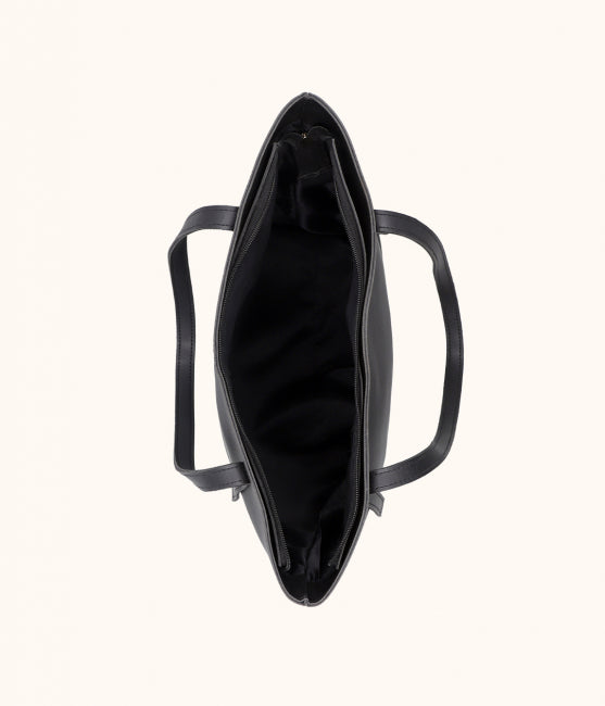 Buy Minimalist Shoulder Tote Bag - Black in Pakistan